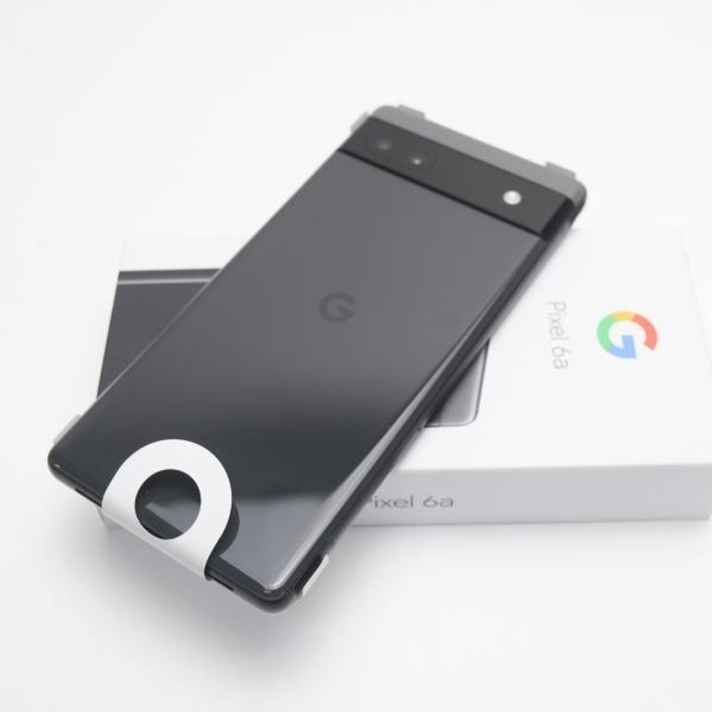 新品未使用 au Google Pixel 6a チャコール スマホ 白ロム あすつく