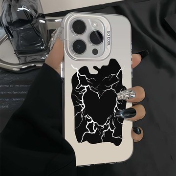 免運+隔日🚚元氣手機殼 閃電愛心 適用於蘋果17promax 16Pro 15plus 14 13 12 11防摔