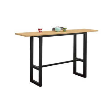 直人木業-ALICE系統板原木色吧檯桌180公分