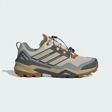 adidas 愛迪達 登山鞋 Terrex Skychaser GTX 男鞋 米灰 防水 越野 戶外 健行 愛迪達