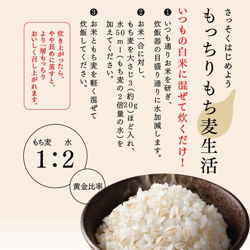 なみさと 国産もち麦 もち絹香 900g