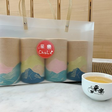 【采樂茶業】禮盒加購- 烏龍茶紙罐+袋子送禮組合｜內無含茶葉，僅禮盒加購。