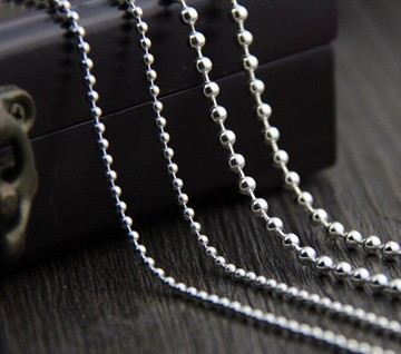 925 純銀高級珠寶男士女士中性串珠項鍊