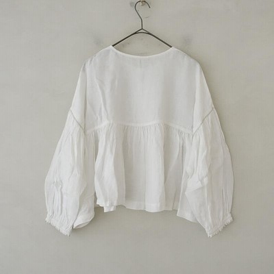 新作 kanakoさん別注】ネストローブ nest Robe *マイパフィブラウス*F トップス