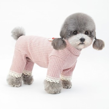 pettrip 仿毛粗條四腳衣 秋冬款寵物服飾