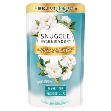 【SNUGGLE 熊寶貝】多效護衣芳香豆(補充包)-梔子花x白茶 300ml