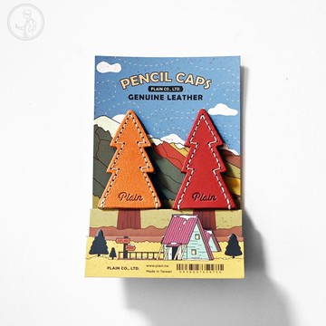 真皮小樹筆蓋 - 秋冬的小樹