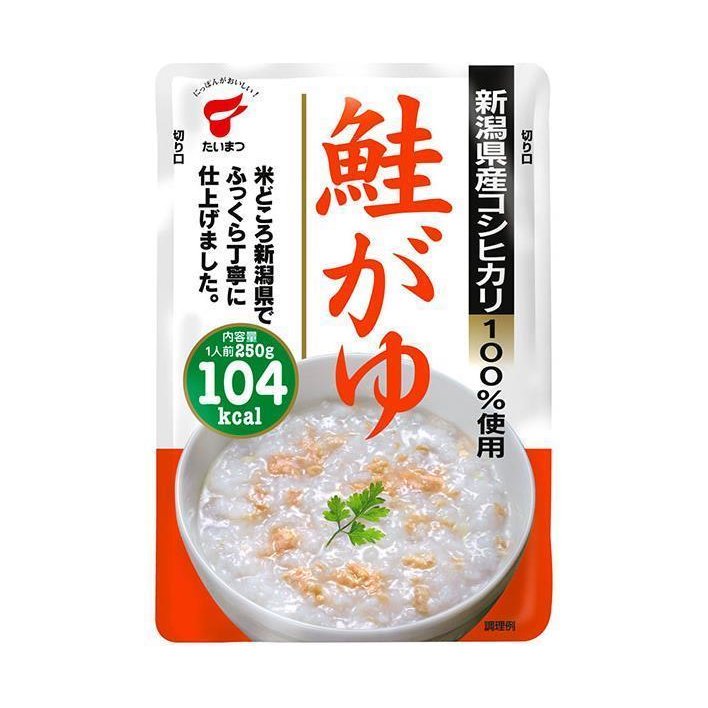 たいまつ食品 鮭がゆ 250g×10袋入×(2ケース)｜ 送料無料