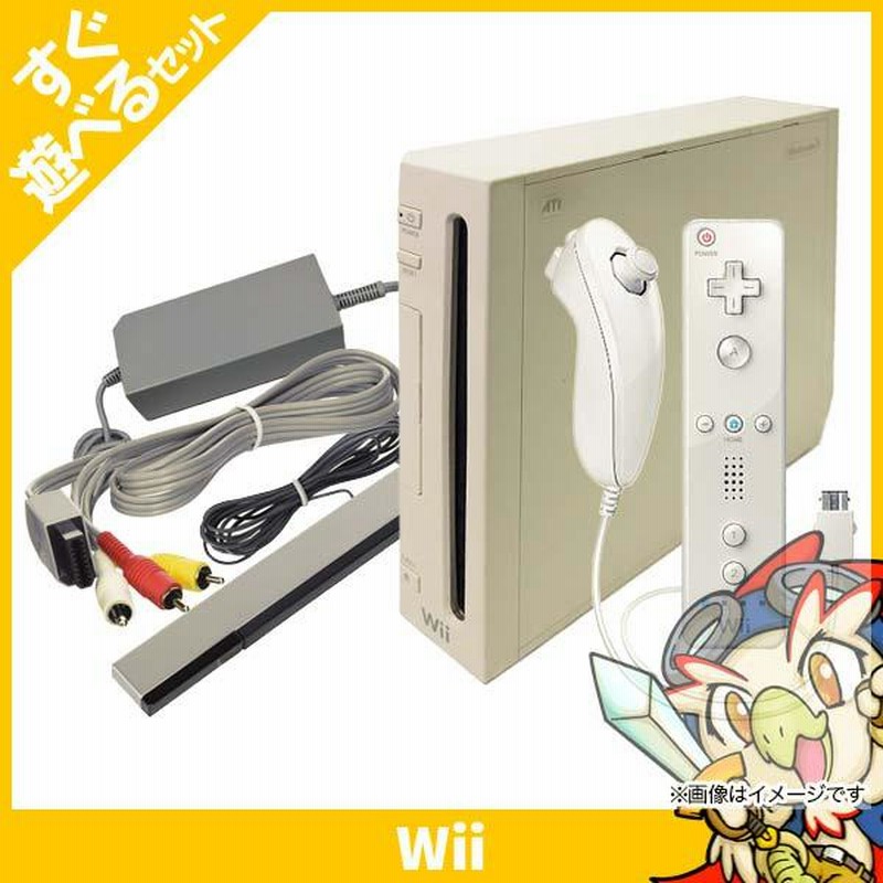 Wii ウィー 本体 シロ 白 ニンテンドー 任天堂 Nintendo 中古 すぐ