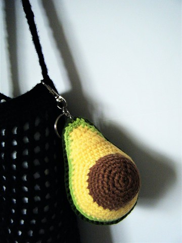 酪梨鑰匙圈 吊飾 包包掛飾(大)