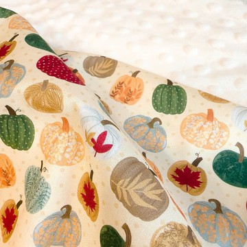 南瓜系列l安撫標籤巾l八層紗圍兜兜l手工豆豆毯l彌月禮盒