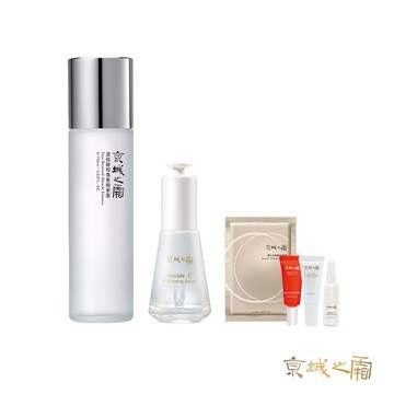 【牛爾京城之霜】美白CP組(雙C精華32ml+酵母精華露150ml)+贈美白防曬4件組(美白/保濕)