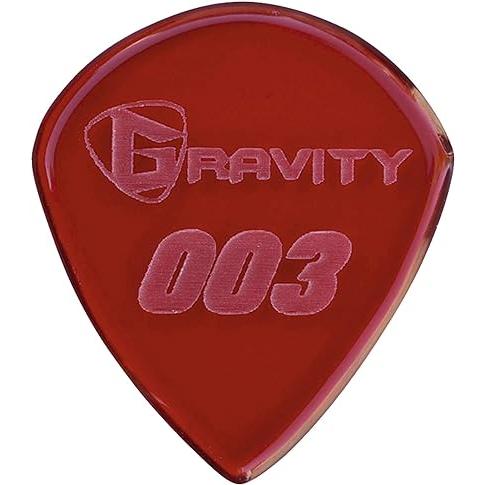 GRAVITY GUITAR PICKS G003P 003 Standard 1.5mm Red ピック