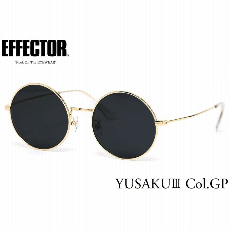 EFFECTOR YUSAKU【松田優作オフィシャルモデル】 サングラス　新品 EFFECTOR/エフェクター YUSAKU松田優作さんモデルサングラス送料