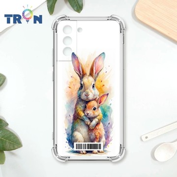 TRON 三星 S21 FE 5G 大小動物們-2 四角防摔載具殼 軟殼 手機殼