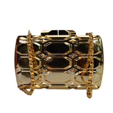 現貨+預購 晚宴包時尚手拿包-韓版菱形個性鏈條女包包73ft8【獨家進口】【米蘭精品】