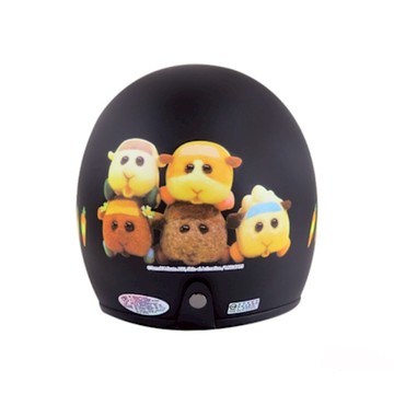 天竺鼠車車騎士帽