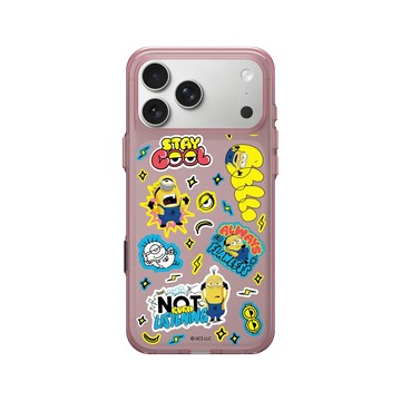iPhone 17 Pro Max Clear (相機按鈕) 晶醺玫 - Minions - Minions - Graffiti