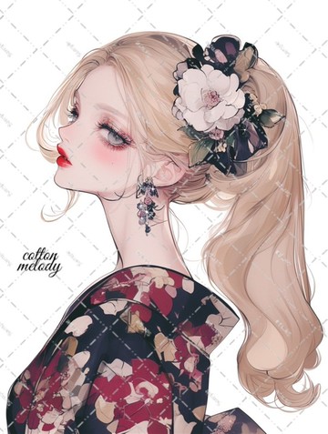 原創貼紙 No.8078 人物貼紙 原創貼紙 人物貼紙 女孩貼紙 原創人物貼紙