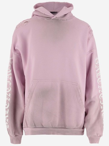 Balenciaga Cotton Hoodie With Logo