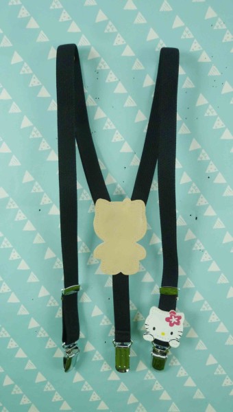 【震撼精品百貨】Hello Kitty 凱蒂貓~可調式吊帶~黑【共1款】