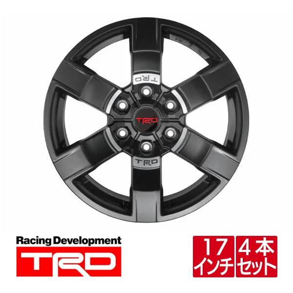 トヨタ純正】 TRD 17インチ アルミホイール マットブラック 4本 17×8J