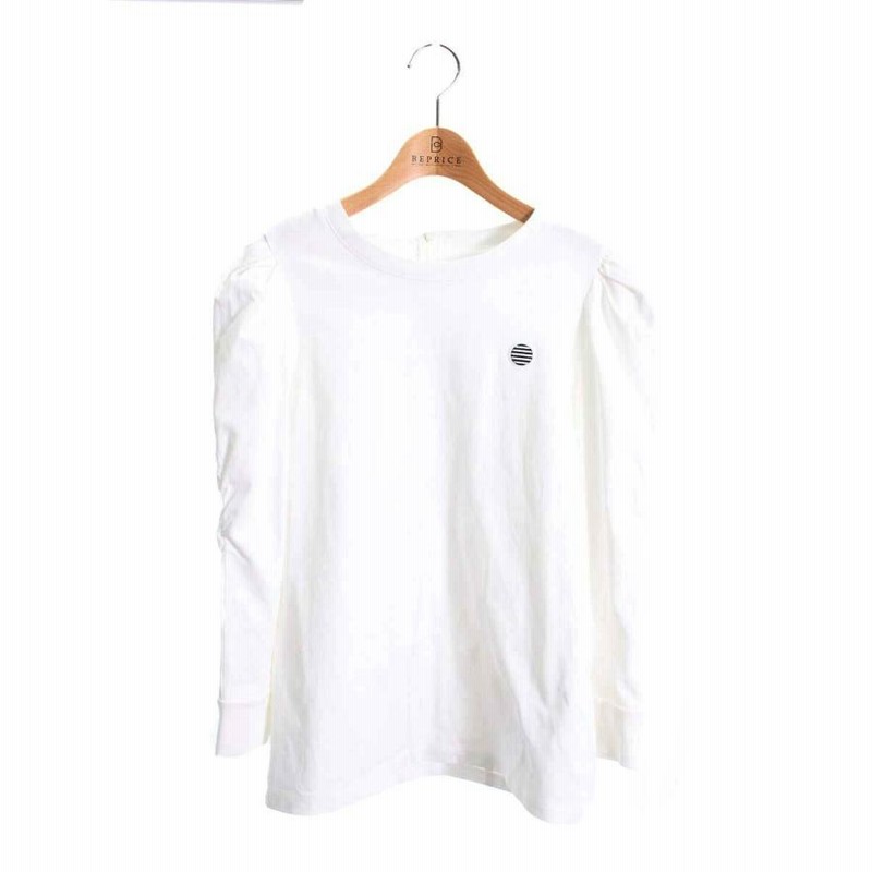 neige様 ボーダーズアットバルコニー レースペプラム Tシャツ 38 neige