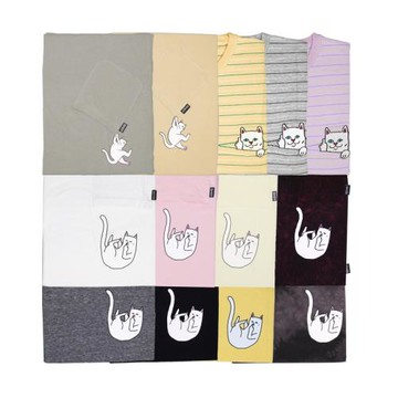 (瑕疵清倉)RipNDip 掉貓T恤Lord Nermal TEE潮牌中指賤貓歐美短袖