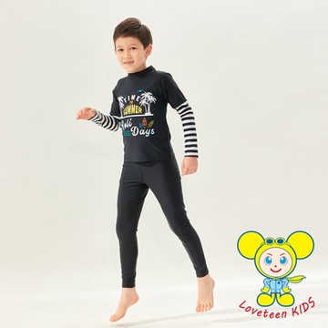 夏之戀 LOVETEEN KIDS男童衝浪裝二件式泳衣夏季透氣男童泳裝 防曬兒童泳裝K23810