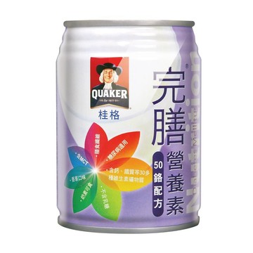 Quaker 完膳營養素50鉻配方 250mlx24瓶/箱(1箱+贈2瓶)