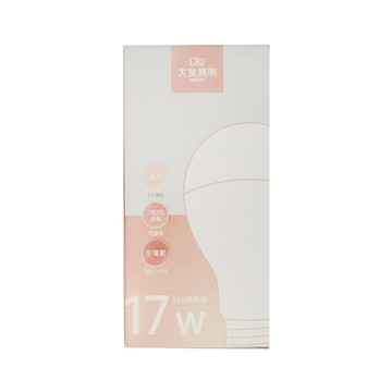 INNOTEK 大友照明 LED球泡燈 17W BL-B68-30-17D  黃光  1個