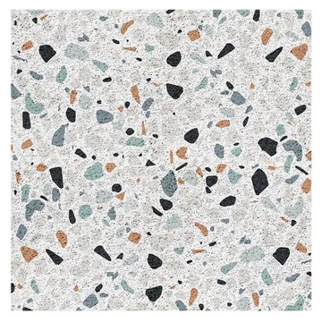 好物良品 藝術系剪裁陽台玄關絲圈刮泥地墊 120 x 60cm  水磨石  1個