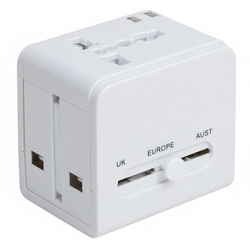 DTAudio 萬國旅行充 USB 1500W功率 三孔輸出  白色  1個