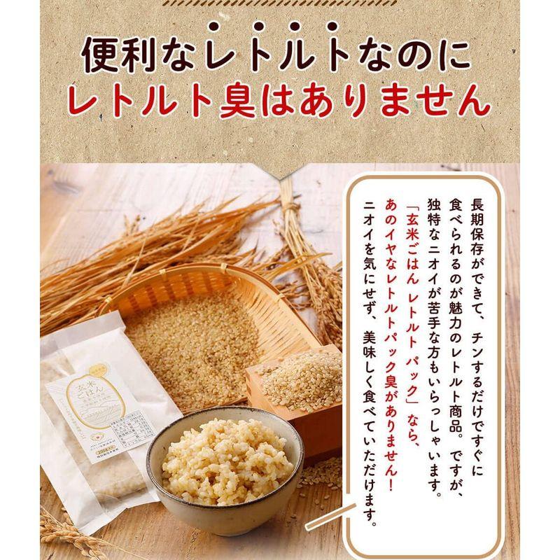 玄米ごはん レトルトエコパック 福井県産 無農薬・無化学肥料米使用 200g×10袋