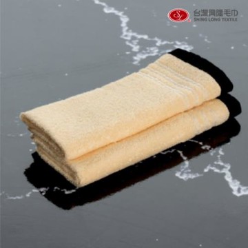 【台灣興隆毛巾製】維納斯 抗臭防霉大方巾/洗臉巾 2條方巾組(米色款)