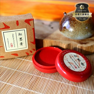 7117 - 【中華筆莊】紅墨膏 30g (色澤鮮豔) ☆台灣品牌 - K-M01R