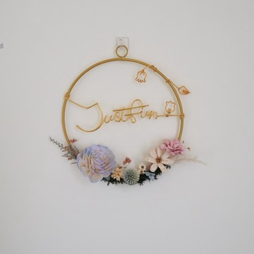 永生花Logo花環