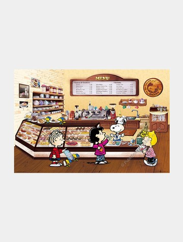 美味甜點屋 /1008片/查爾斯．舒茲/史努比