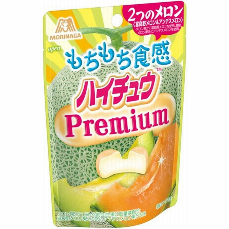 市場 森永 ３５ｇ ハイチュウプレミアム イージャパンモール マスクメロン