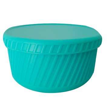 馬卡龍摺疊矽膠保鮮盒 中款 可微波食品收納盒  1入  1個