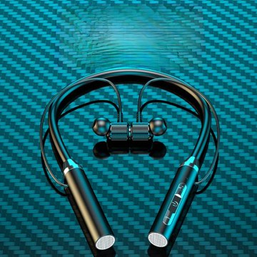 新款藍牙無線耳機 掛脖運動雙耳入耳頸掛式超長待機續航