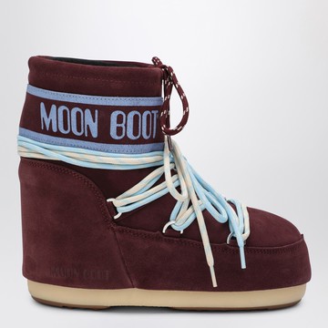 Icon Low burgundy suede boot