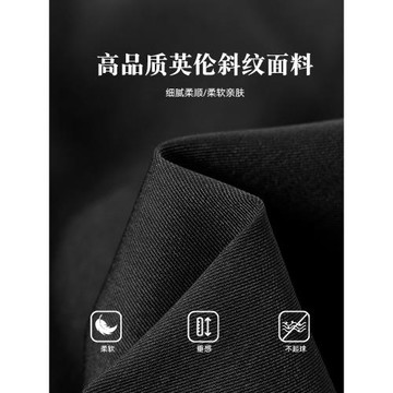 休閑西褲男士2025新款秋冬季寬松高級感直筒長褲子垂感加厚西裝褲