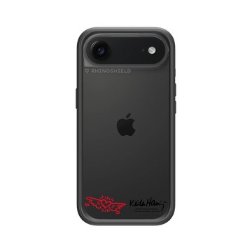 iPhone Air Mod NX -邊框背蓋組合 (相機按鈕) 黑 - Keith Haring - Flying Heart