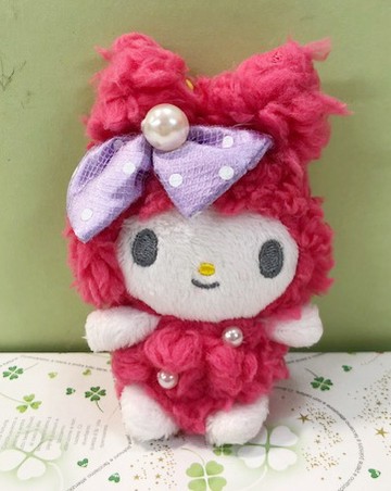 【震撼精品百貨】My Melody_美樂蒂~Sanrio 絨毛吊飾-紅色#67530