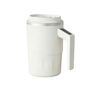 JDTECH 全自動磁力攪拌杯400ml 電動旋轉杯 304不鏽鋼咖啡杯 保溫杯 辦公室水杯