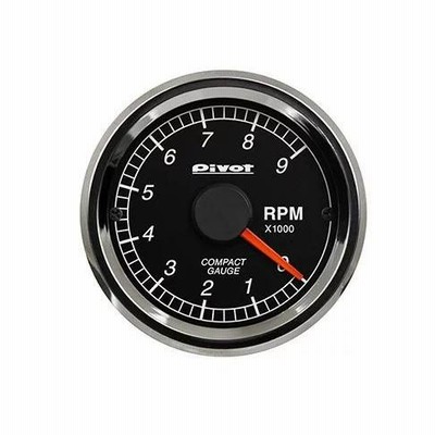 Pivot(ピボット) COMPACT GAUGE52 【シングルメーター タコメーター】 品番：CPT