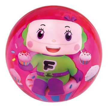 風車圖書 FOOD超人閃亮球 粉色系可愛 安全無毒材質  1個