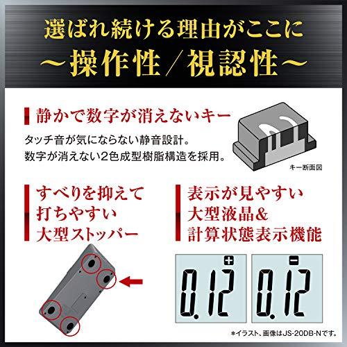 カシオ 本格実務電卓 12桁 日数時間計算 グリーン購入法適合 デスクタイプ DS-20DB-N