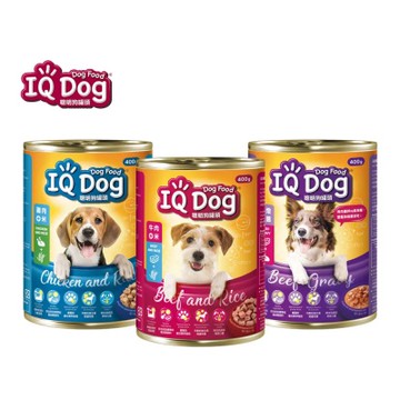 IQ DOG 聰明狗【24入=箱】400g 狗罐頭系列